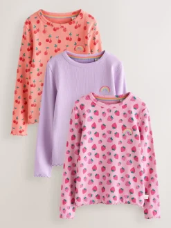 Little Bird by Jools Oliver Lot de 3 hauts en jersey côtelé