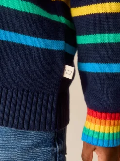 Little Bird by Jools Oliver Pull zippé en maille à manches longues 1/4