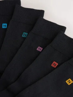 Logo vert/bleu/rouge - Chaussettes fraîches brodées durables