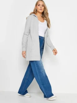 Long Tall Sally 100% Cotton Longline Sweat-shirt à capuche