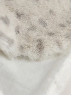 Léopard - Veste imprimée en fausse fourrure bébé (0mois-3ans)