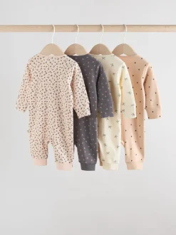 Léopard et cerise monochrome - Lot de 4 dors-bien zippés pour Bébé Imprimé (0mois à3ans)