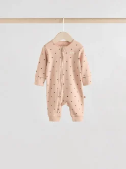 Léopard et cerise monochrome - Lot de 4 dors-bien zippés pour Bébé Imprimé (0mois à3ans)