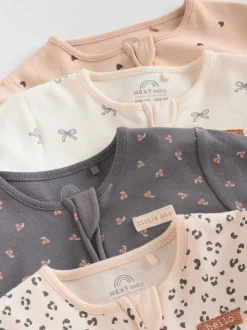 Léopard et cerise monochrome - Lot de 4 dors-bien zippés pour Bébé Imprimé (0mois à3ans)