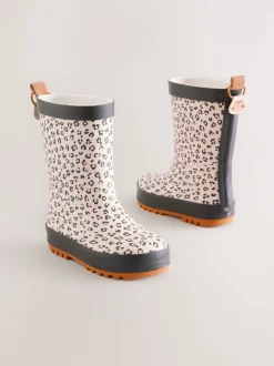 Léopard neutre - Bottes de pluie