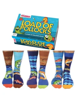 Lot 3 paires de chaussettes de pêche United Odd Socks Pollocks