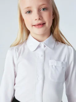 Lot de 3 chemises d’école à manches longues Clarks avec nœud