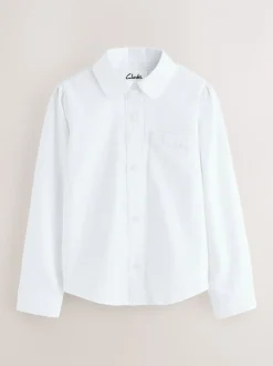 Lot de 3 chemises d’école à manches longues Clarks avec nœud