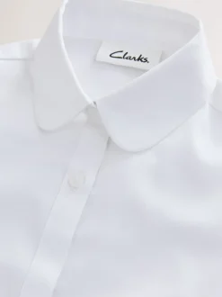 Lot de 2 chemises d’école à manches longues à volants Clarks