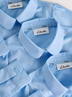 Lot de 3 chemises d’école à manches courtes Clarks fille