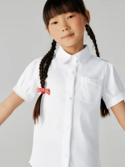 Lot de 3 chemises d’école Clarks à manches courtes avec nœud