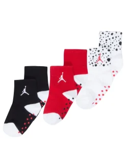 Lot de 3 paires de chaussettes Jordan Grippy blanches