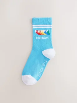 Lot de 7 paires de chaussettes Little Bird by Jools Oliver Bright Arc-en-ciel Days Of The Week