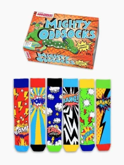 Lot de 6 paires de chaussettes United Odd Socks Super Hero Comic