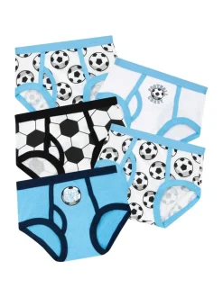 Lot de 5 sous-vêtements Harry Bear Football 100% coton