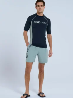 Lumière bleue - Boardshort Animal Deep Dive à séchage rapide pour homme