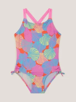 Maillot de bain froncé imprimé coquillage Monsoon