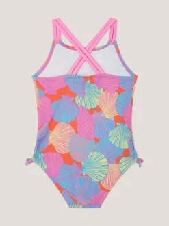 Maillot de bain froncé imprimé coquillage Monsoon