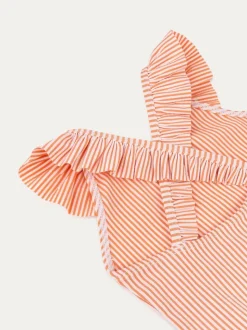 Maillot de bain KIDLY By MORI en seersucker à volants