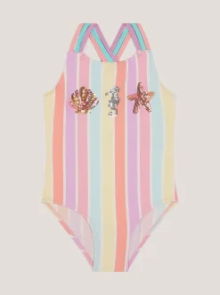 Maillot de bain Monsoon pastel rayé