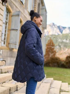 Manteau de grossesse et de portage Seraphine léger matelassé 3 en 1