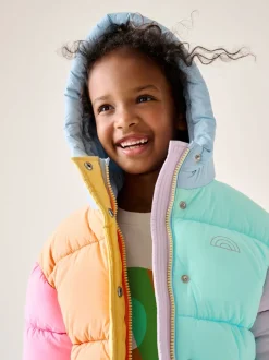 Manteau matelassé Little Bird by Jools Oliver color block imperméable