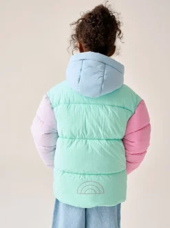 Manteau matelassé Little Bird by Jools Oliver color block imperméable