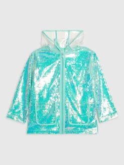 Manteau River Island Rainmac à sequins