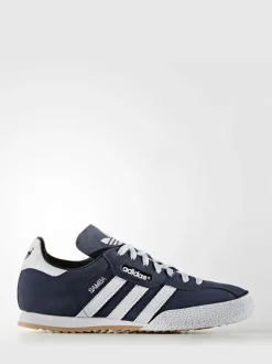 marine - adidas originals Samba Suede Trainers