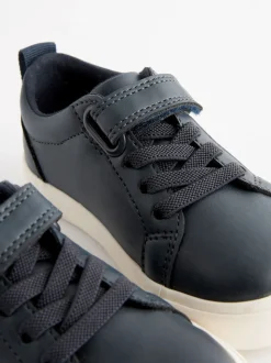 marine - Baskets à lacets élastiques à fermeture tactile