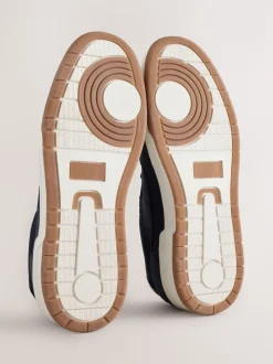 marine - Baskets Chic et décontracté avec bordure en daim