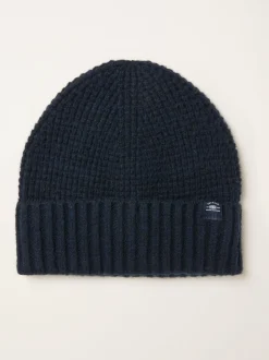 marine - Bonnet effet gaufré FatFace