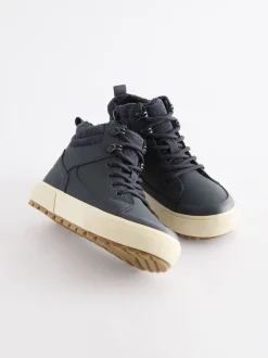 marine - Bottes hautes à doublure chaude