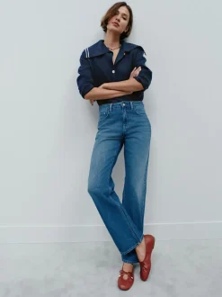 marine - Cardigan à col marin