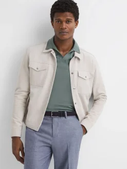 marine - Ceinture daim Reiss Dante