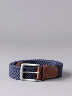 marine - Ceinture tressée en cuir Gristhwaite Lakeland