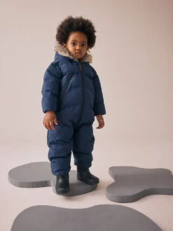 marine - Combinaison de ski matelassée imperméable (3mois-7ans)