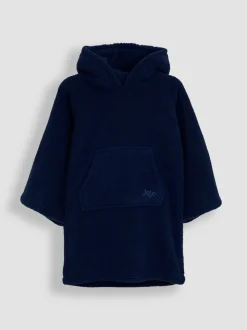 marine - Couverture JoJo Maman Bébé douillette à capuche