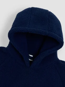 marine - Couverture JoJo Maman Bébé douillette à capuche