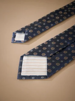 marine - Cravate Signature en soie italienne