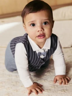 marine - Dors-bien Smart Bow Tie bébé (0mois-2ans)