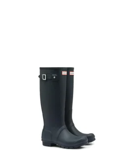 marine - Hunter Wellies Original Grand pour femmes