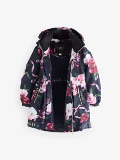 marine - Imperméable Baker by Ted Baker à ourlet Marque résistant à la douche