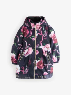 marine - Imperméable Baker by Ted Baker à ourlet Marque résistant à la douche