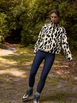 marine - Legging d’extérieur doublé en polaire à poignée chaude