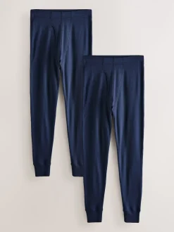 marine - Lot de 2 - Leggings thermiques