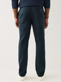 marine - Moulant - N. Premium Smart Coton TENCEL™ Chinos en Blend de lyocell avec taille confort