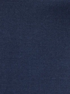 marine - Pantalon élégant riche en laine texturé avec pattes d'ajustement sur les côtés