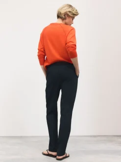 marine - Pantalon slim ajusté