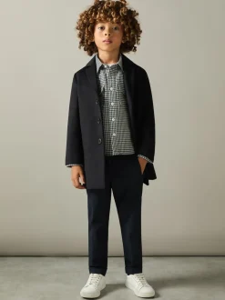 marine - Pardessus à boutonnage simple Reiss Gable